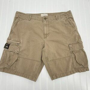 Denim & Supply Ralph Lauren Cargo Shorts Mens 38 Tan Cotton Pockets Relaxed